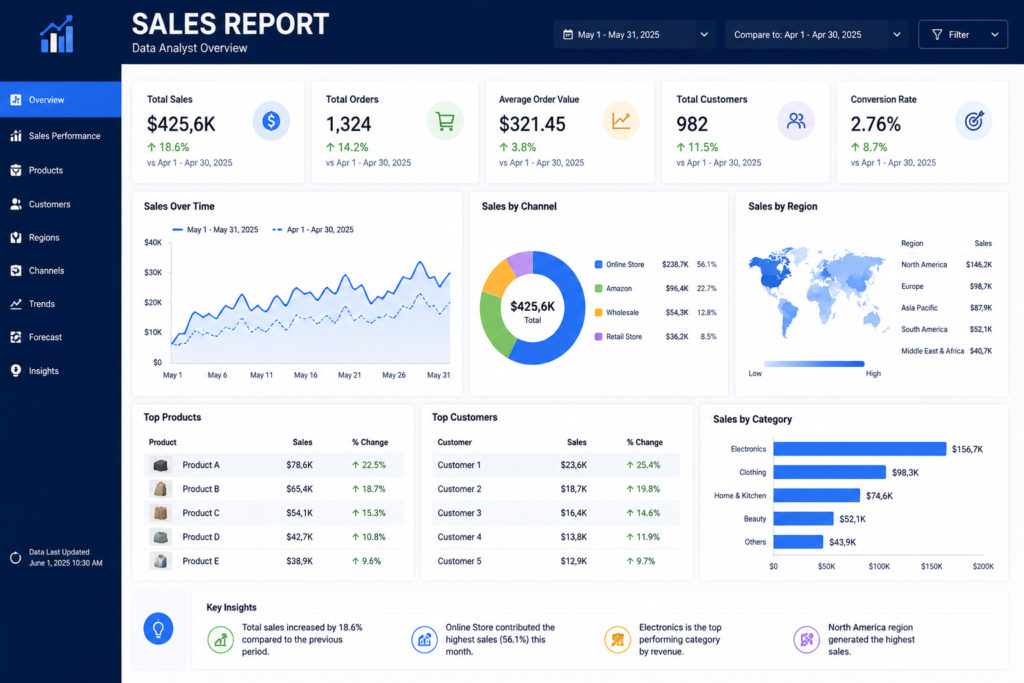 sales report